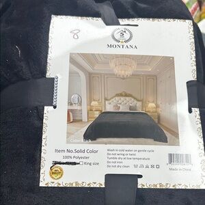 Black King Size Comforter